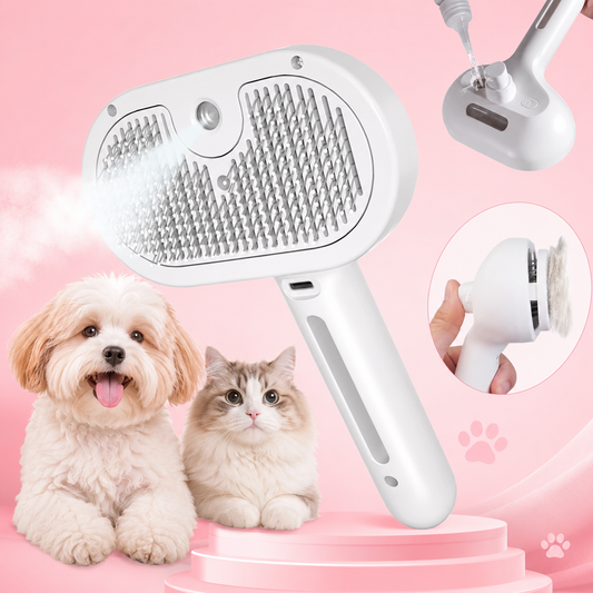 Triskova™ SteamGroom Pro 3-in-1 Pet Brush