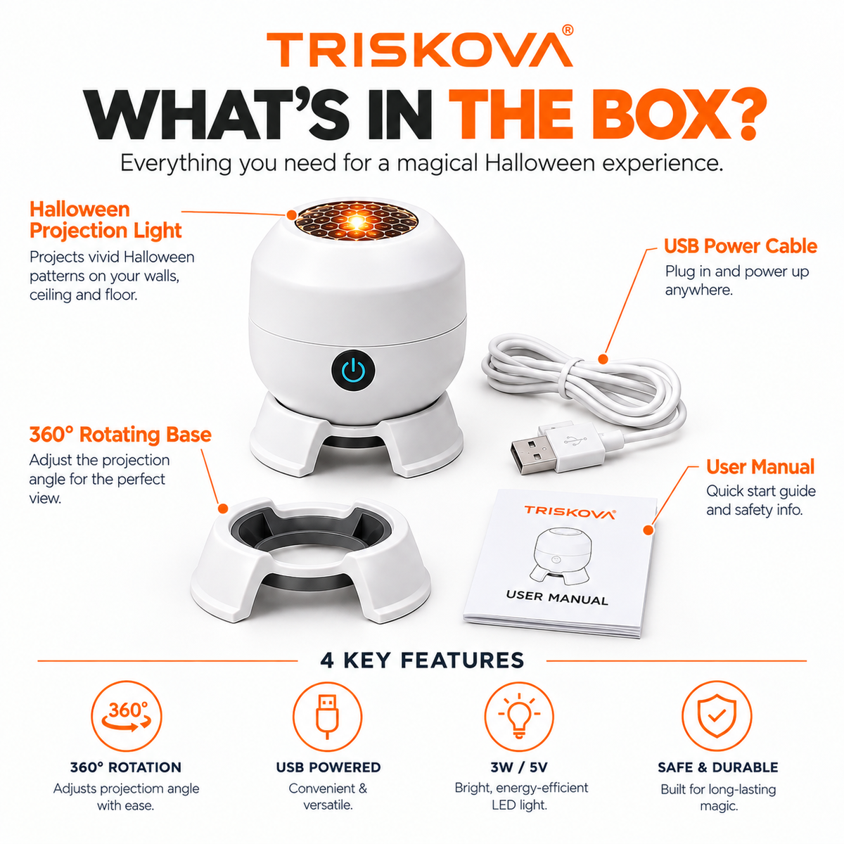 TRISKOVA™ Halloween Wonder Light
