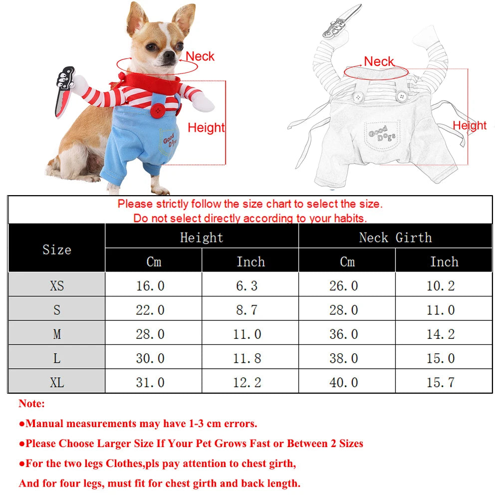 Triskova Funny Halloween Pet Costume