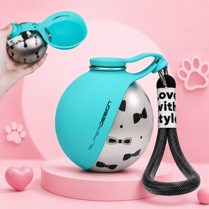 Triskova™ GoBottle™ | 2-in-1 Dog Water Bottle
